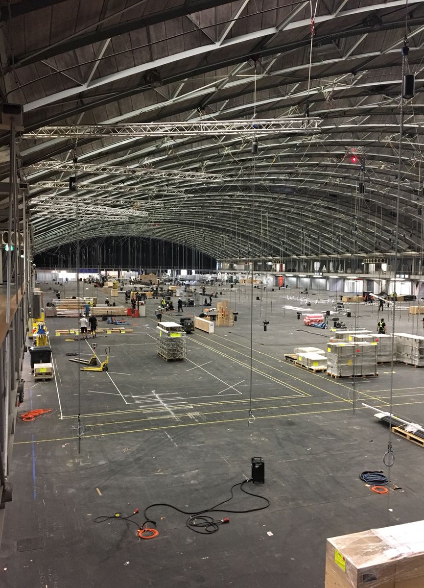 IBCShow's tweet image. #IBC2018 opens next week! The team are already beginning to build the show. What are you most looking forward to? #Amsterdam #RAI show.ibc.org