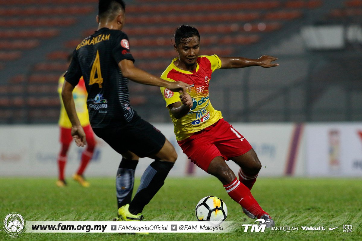 FAM_Malaysia's tweet photo. Keputusan Perlawanan Akhir Piala FAM 2018 | Khamis, 6 September 2018

Separuh Masa

SELANGOR UNITED 0-0 TERENGGANU CITY FC

#FAM #HarimauMalaya #PialaFAM https://t.co/CSXN8tPGO2