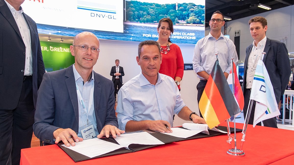 dnv_maritime's tweet photo. As part of @smmfair today @VAF_Instruments signed a cooperation agreement with @DNVGL for ECO Insight services fleet performance management. Be the next who signs an agreement. Get your details of ECO Insight here: https://t.co/j7kXda0X3o #safersmartergreener #modernclass https://t.co/Z2sxy4vqiE