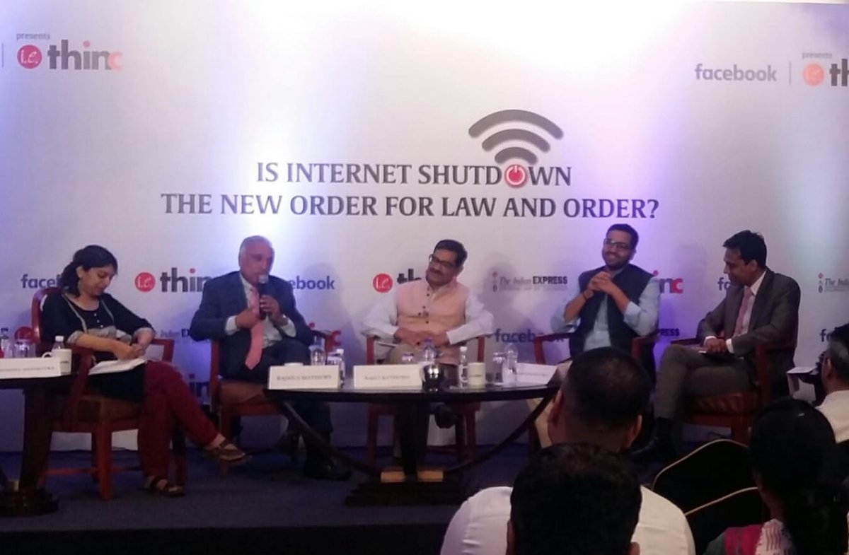 ConnectCOAI's tweet photo. "There is a proper protocol for internet shutdowns and we have repeatedly urged the requisite authorities to follow proper protocols. Advance warning or communication is mandatory so that people can brace themselves." - DG COAI at @IndianExpress discussion on internet shutdowns https://t.co/oOTPk0sXin