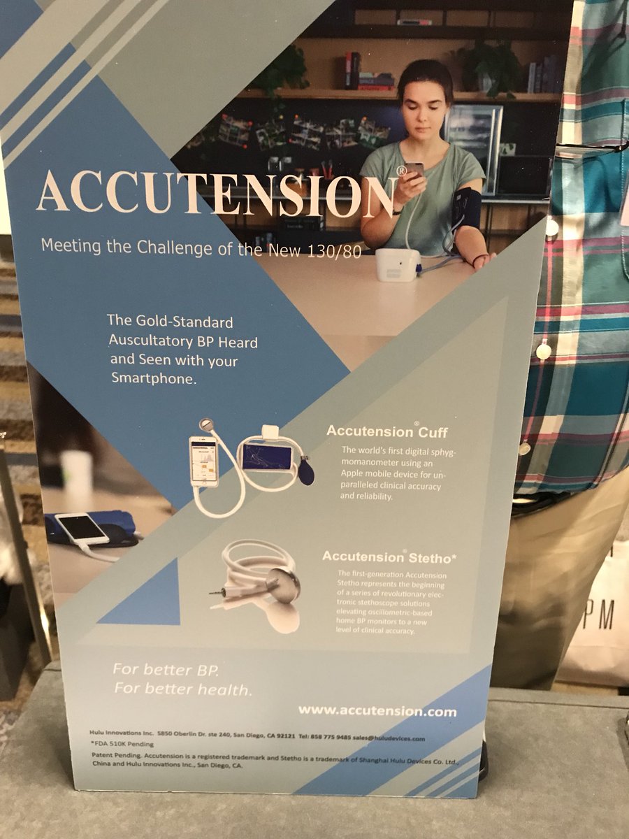AnberithaT's tweet photo. Hulu Innovations explaining the calibration of automatic blood pressure machines @AHAMeetings #Hypertension18 #AHAEarlyCareerBlogger #AHAMeetingReports https://t.co/m0PvOgbzBs