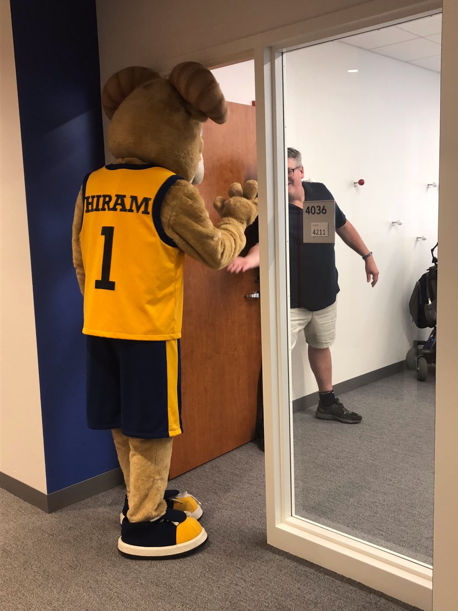 INTO_Suffolk's tweet photo. It’s been a busy week, but Hiram still made time to stop by the INTO Suffolk Center to say hello! 🐏 #INTOSuffolk #suffolkuniversity https://t.co/OpTEYZsRxl