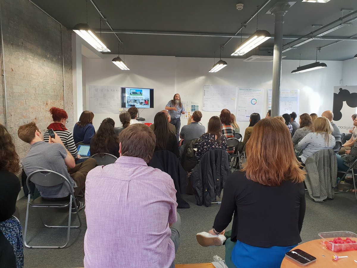 Annaliese88's tweet photo. Amazing talk on 'How do we make the rules and algorithms we use comprehensible?' With @alanjohndix at #HMRCUserResearch https://t.co/LmH4k6ay2a