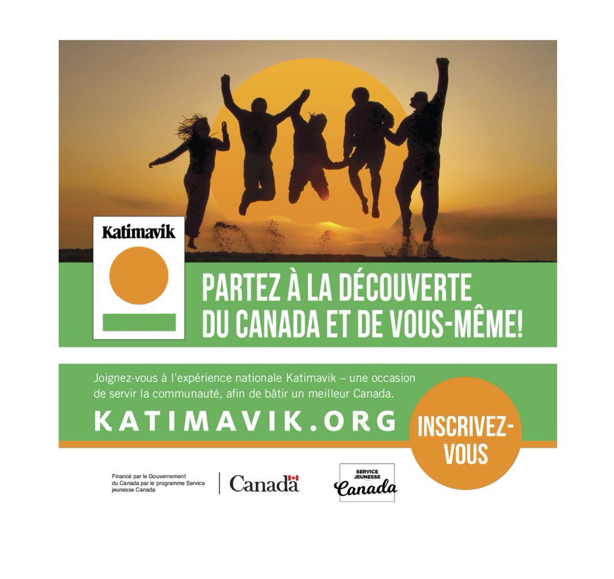 Katimavik's tweet photo. Nous acceptons maintenant les inscriptions pour l'expérience nationale Katimavik de janvier à juin 2019! Inscrivez-vous à https://t.co/aPRjDEEtFC ! #Katimavik #LeadersdAujourdhui https://t.co/RbSd9kFBi4