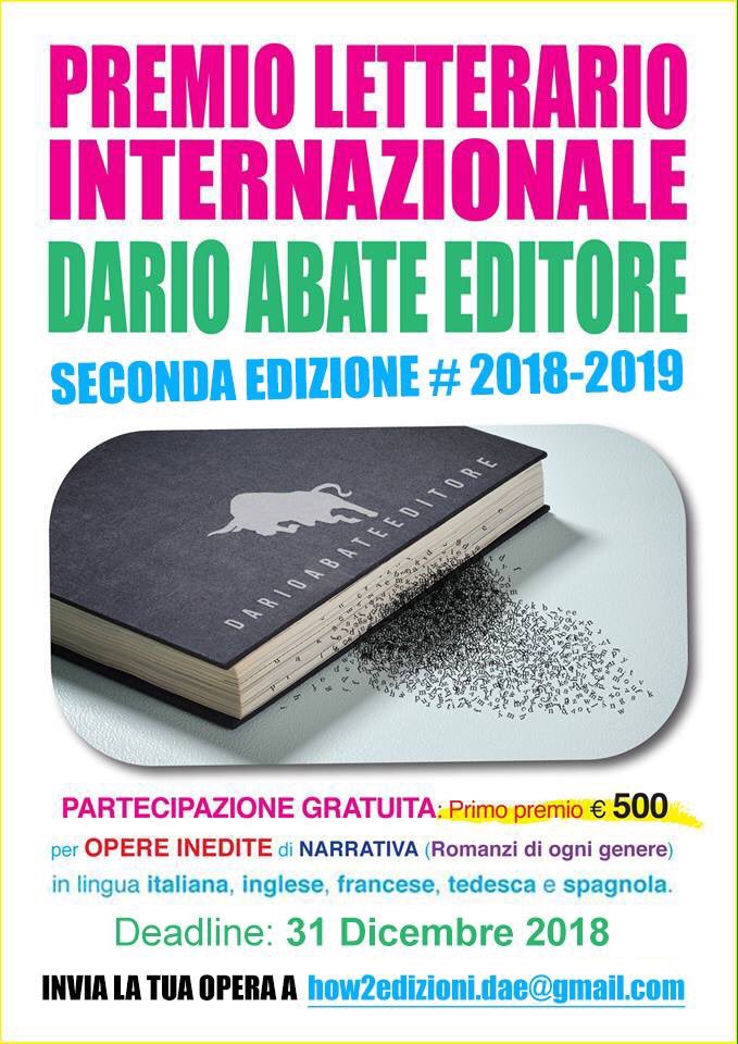 Partecipa al nuovo #PremioLetterario #DAE! Leggi il bando qui: facebook.com/41883082859817… 
#contestDAE #ConcorsoLetterario #ContestLetterario