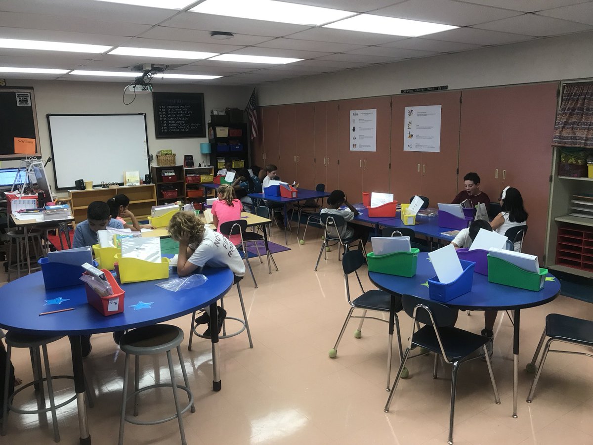 That moment when you bask in the glory of #ReadersWorkshop on the 2nd day of school: kids are engaged, making plans, and getting ready for a great reading year! #readingengagement  @TeachersCollege @MASNationPTA @MAS_WP @DrJosephRicca