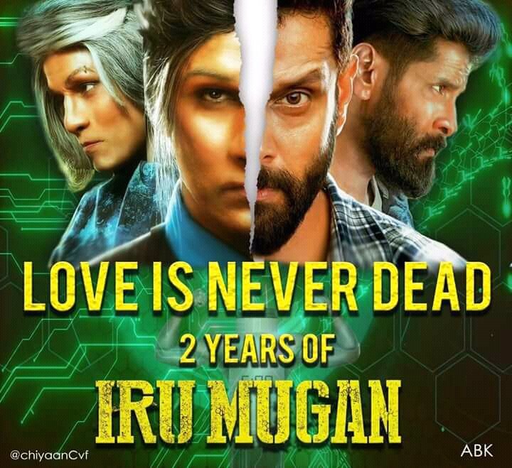 prabhumithu10's tweet photo. #2YearsofBBIrumuganCDP
#ChiyaanVikram
#akilan (hero)
#love (villain)
Amazing act 😍 https://t.co/DzhF4bFoGC