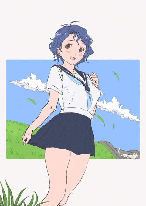 セーラー服風花 