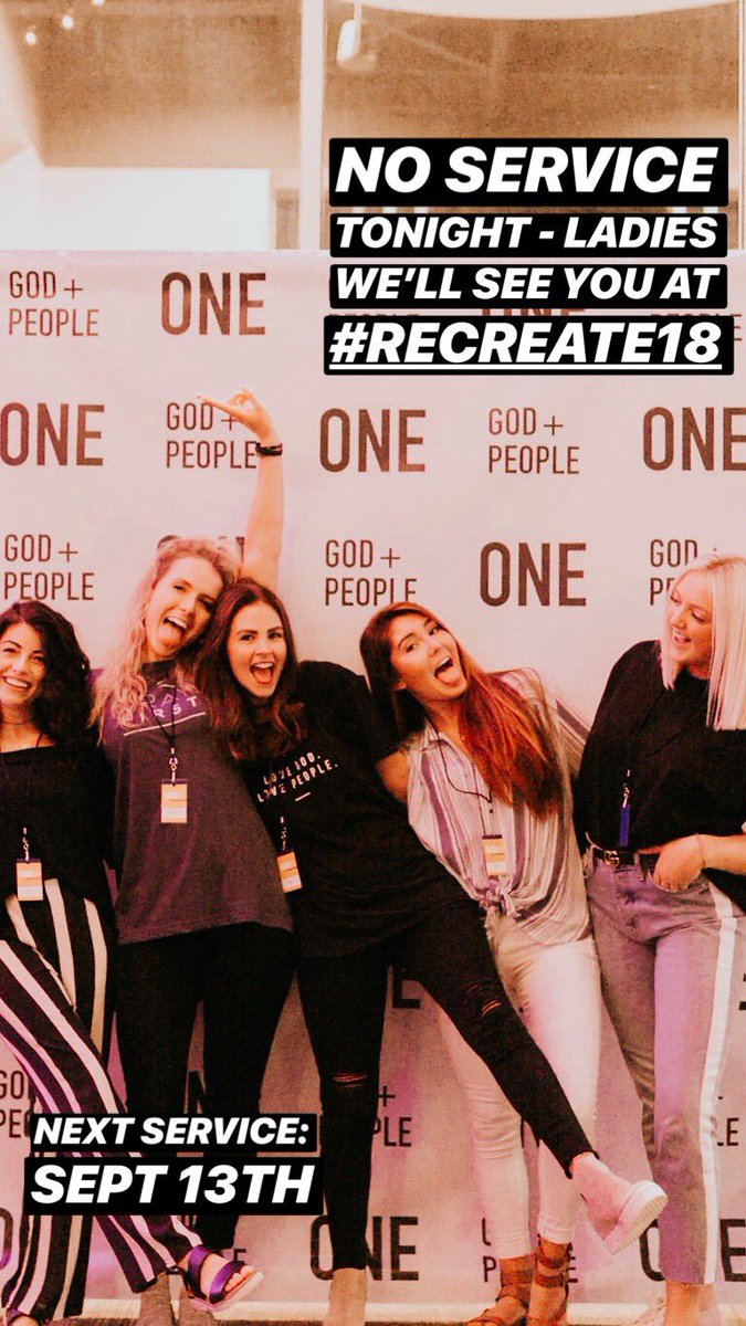 NO SERVICE TONIGHT - we will be back next week on Sep 13th!! Ladies it’s not too late to register and scholarships are available!! (Link in bio to register)