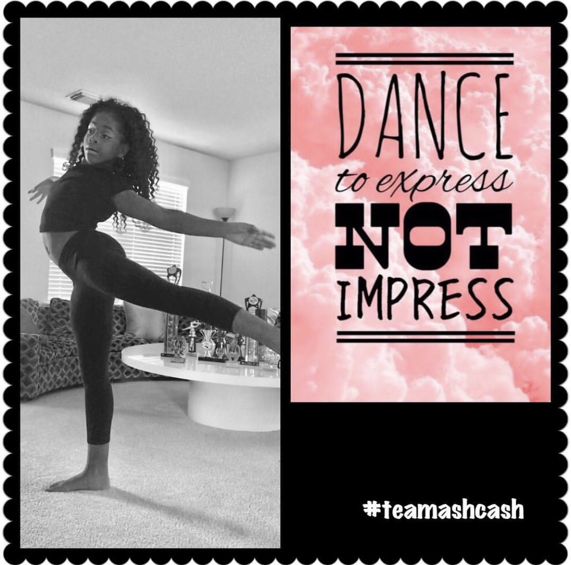 AshleeMonique07's tweet photo. Only trying to impress myself #teamashcash #prettyprodancers #prettyproambassador #dancelife #blackgirlsdance #impressyourself https://t.co/0rpDsWh062