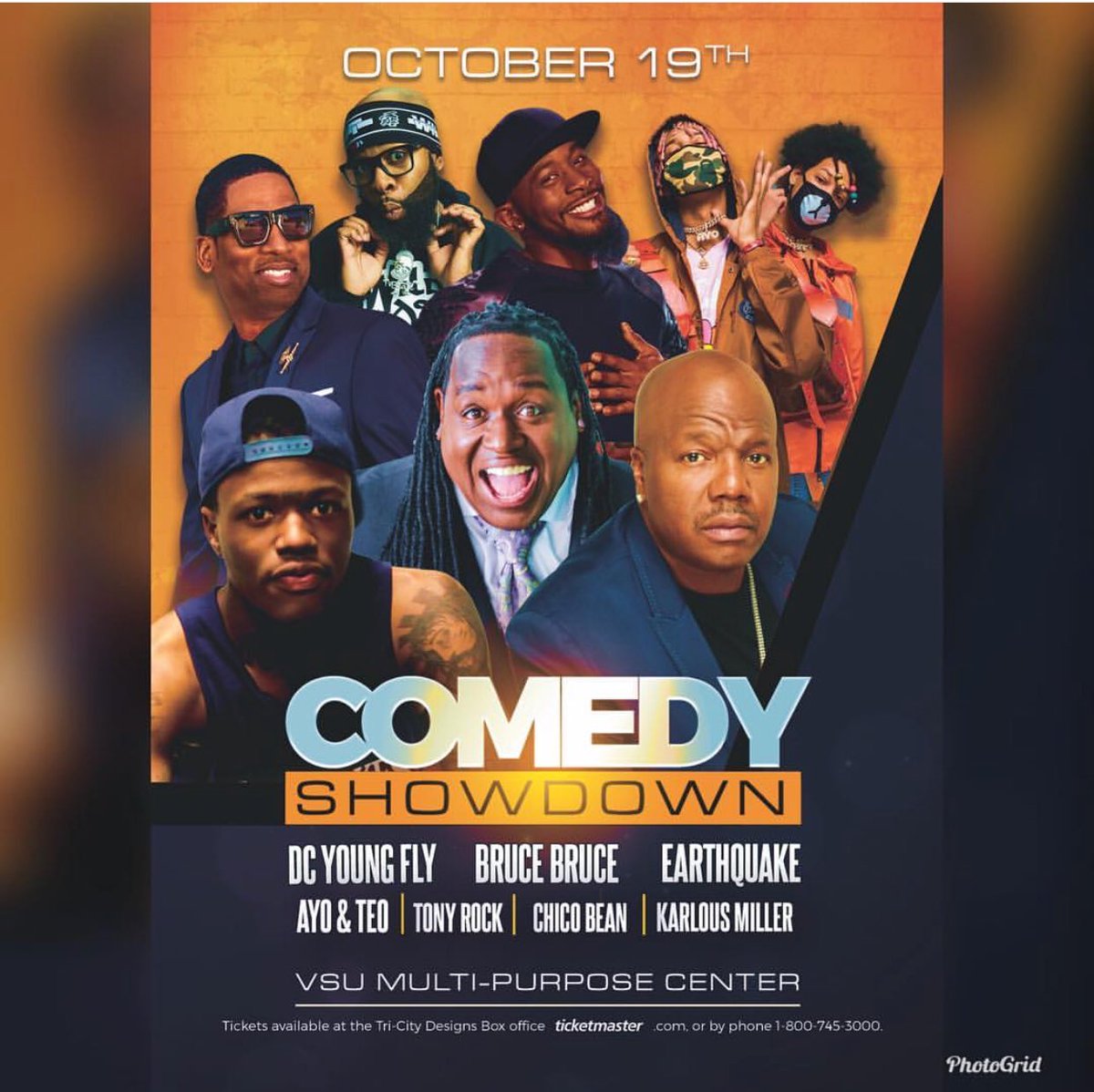 Fan2SeeProd's tweet photo. WE LIVE BABY 🤘🏽🤘🏽🤘🏽 #vsu #odu #vcu #nsu #vuu #homecoming #COMEDYSHOWDOWN ✅ is happening October 19 ‼️‼️‼️ GET YOUR TICKETS ASAP CUZ U KNOW THEY GONNA SELL OUT FAST ‼️‼️‼️ https://t.co/JwoY1aD2mT