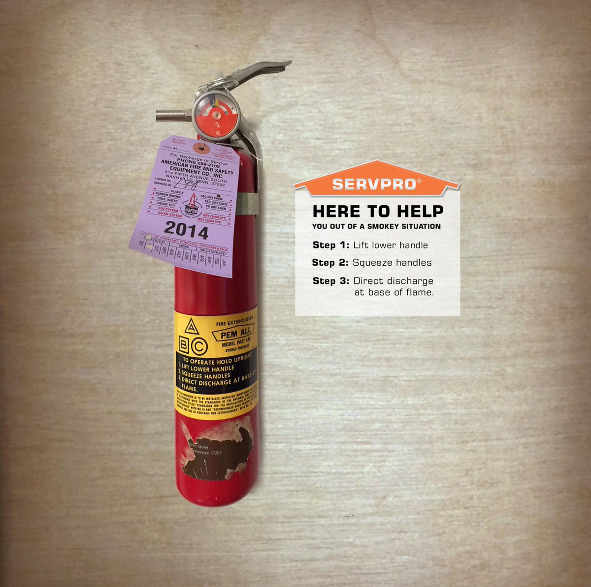 You never know when you may need to use a fire extinguisher, so here are   3 easy steps that give you a quick overview about hoe to properly use one.