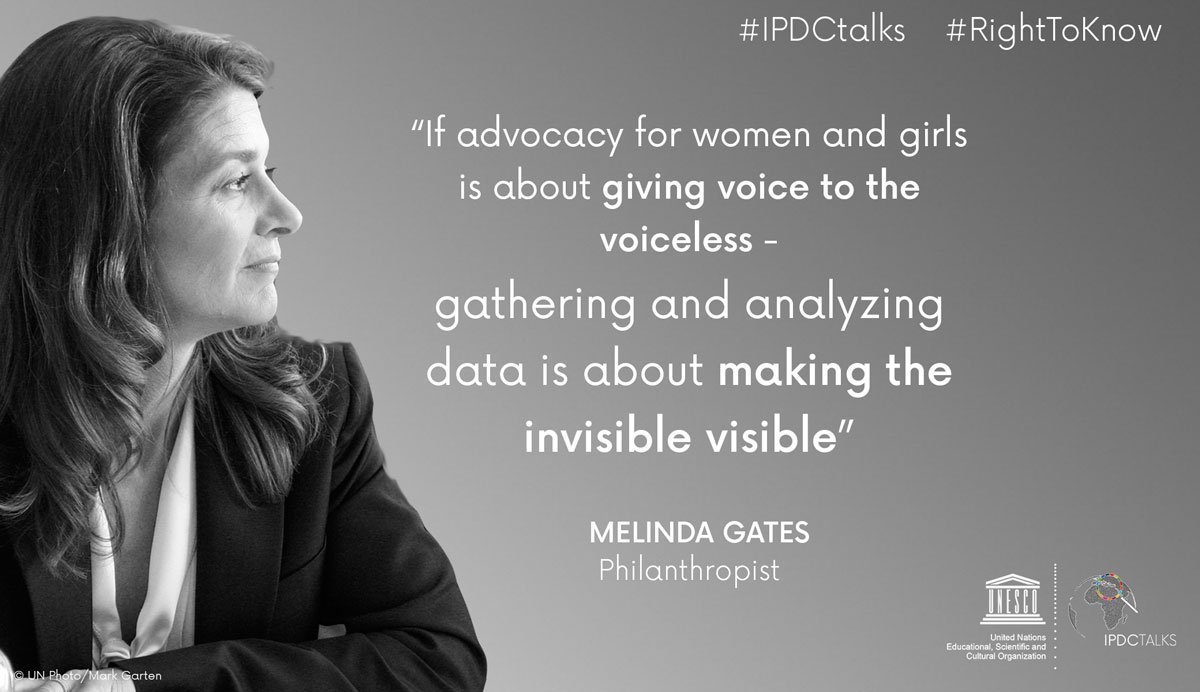UNESCO's tweet image. Be inspired by global thought leaders about how your #RightToKnow is integral to achieving all #SDGs. 

Register now for #IPDCtalks on 27 September to attend in Tunis or livestream 

📺 en.unesco.org/ipdc-talks-2018