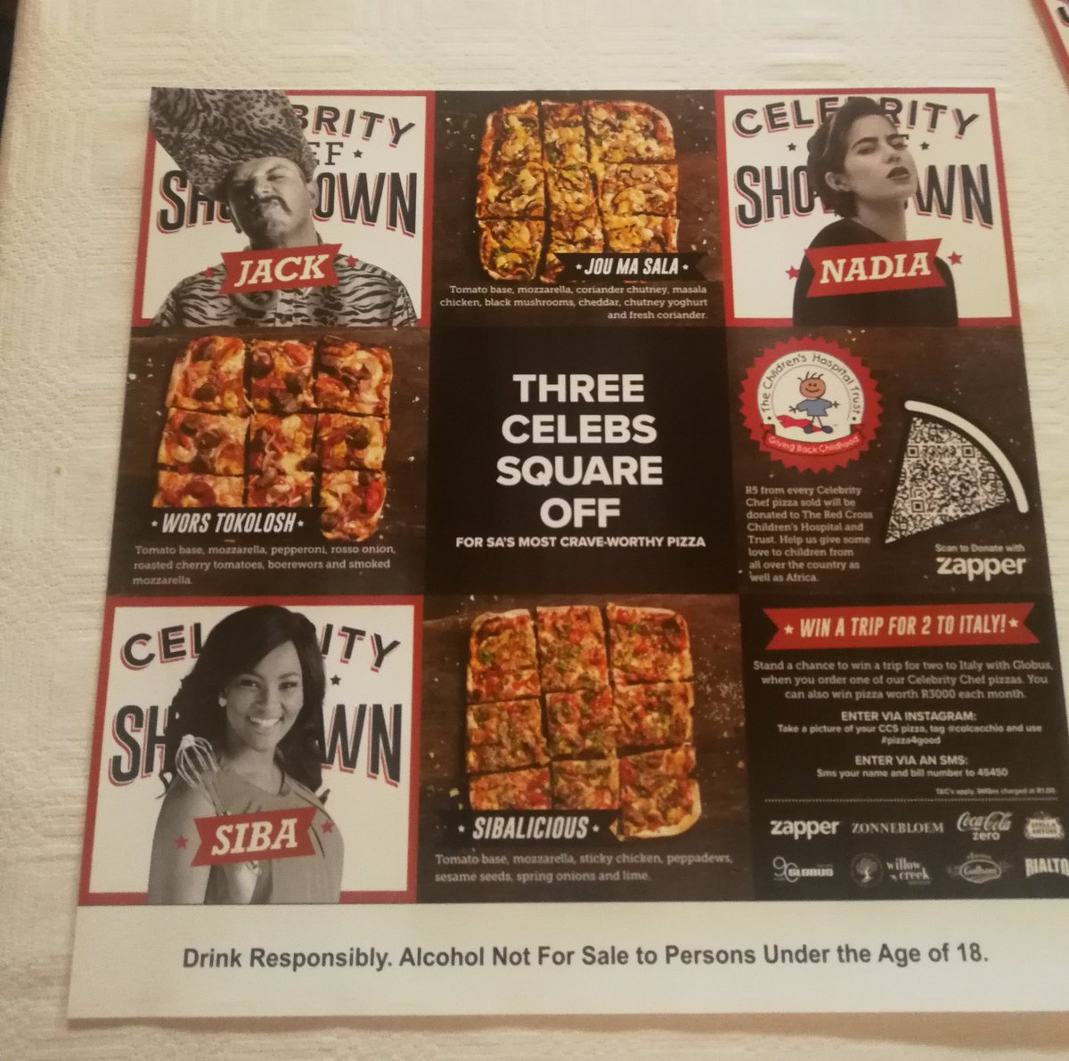 ai_video_s's tweet photo. Today we are out at @ColCacchio for the launch of their Chefs Showdown Charity Pizza Challenge where @Nadia_Sunshine @JackParow and @SibaMtongana will go head to head to sell the most pizzas for the Red Cross Children's Hospital!! https://t.co/cP952PwR9L