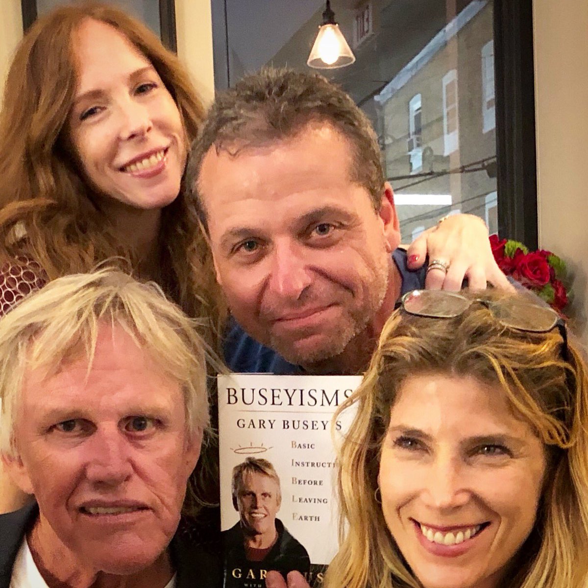 StephenWTenner's tweet photo. We got to meet and talk to @thegarybusey and @THEMrsBusey at their book signing. Stay tuned.
BIBLE
B asic
I nstructions
B efore 
L eaving 
E arth
#buseyisms #book #actor #brilliant #tbi #awesome #heapmovie #dreams #passion #pursuit #goals #producer #director #film @chooseafamily https://t.co/keHNvbvREs