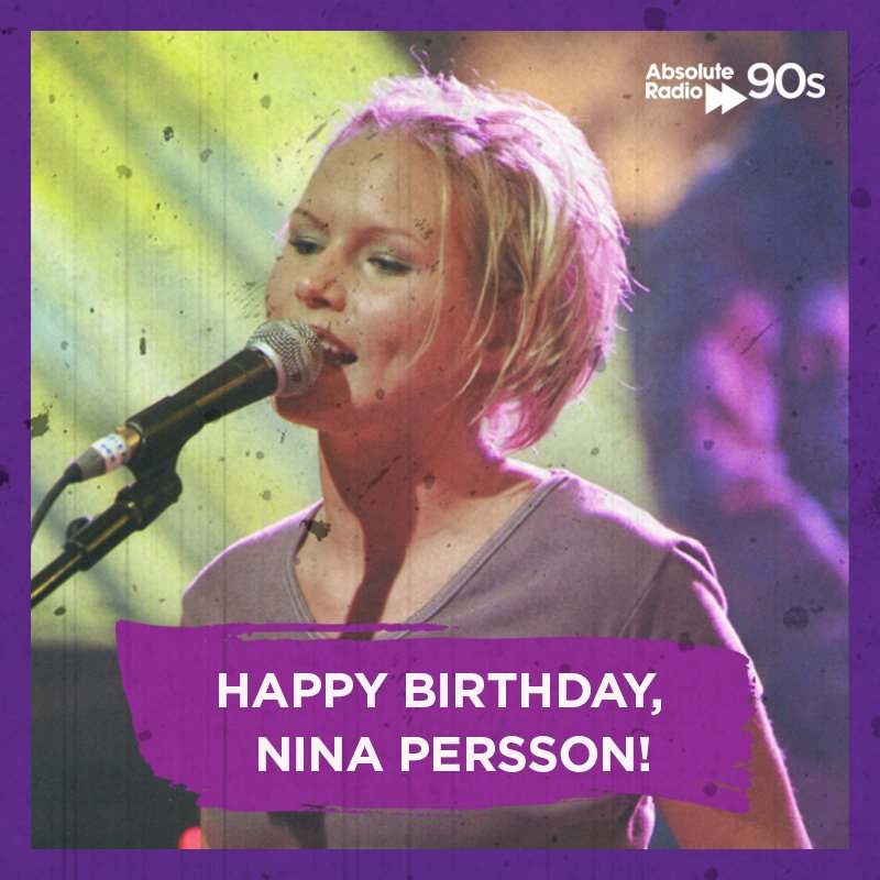Happy birthday Nina Persson! Favourite song by The Cardigans? 