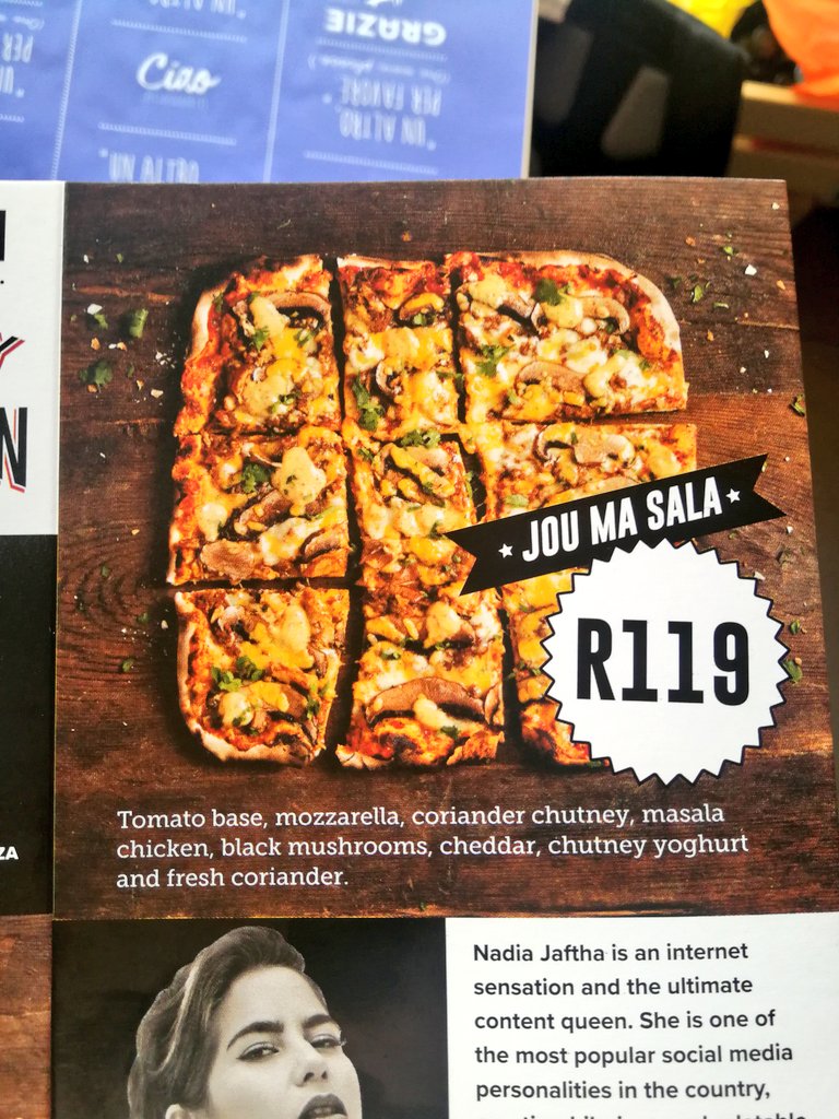 ai_video_s's tweet photo. A closer look at all of the @ColCacchio Celebrity Chef Showdown pizzas from @Nadia_Sunshine @SibaMtongana and @JackParow
The promotion starts tomorrow so get down to your favourite store and try them all! It's all for a great cause!! Plus they are delicious!!!! https://t.co/JDdTGAcy3z