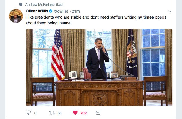 LostInAmerica77's tweet photo. @GOP @GOPChairwoman #ThanksObama #NYTimesOpEd #Resist #TheResistanceInside #TheResistance  #WhiteHouseDayCare #Anonymous #DeepThroat2018 #StopKavanaughHearing  #StopKavanaugh https://t.co/GrX6xiNy2l