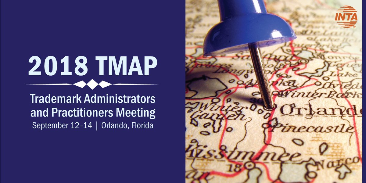 INTA's tweet photo. Less than one week until #TMAP2018: Join INTA for quality education, networking, career development, team building, and more in Orlando, Florida from September 12-14. Register today! https://t.co/lSWhaaLnVL https://t.co/Ey0RIuwVGa