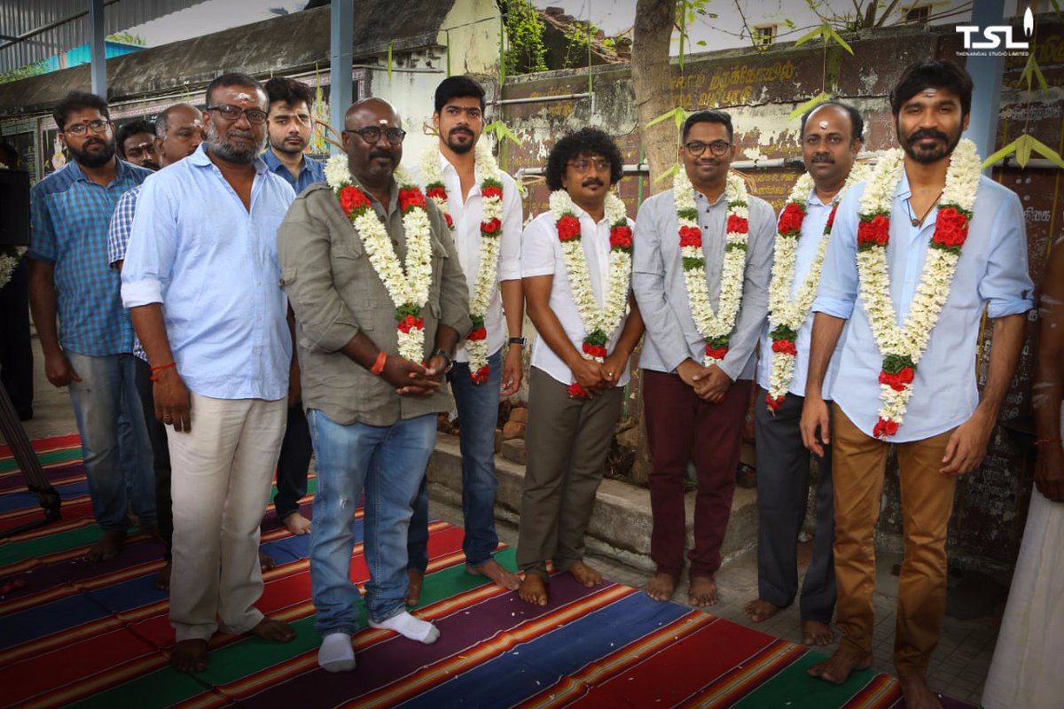 Hemarukmani1's tweet photo. Shooting of our next project with the dynamic @dhanushkraja as director and hero with a super talented team has begun! Excited &amp; looking forward to this bilingual ! #DD2 

@iamnagarjuna  @realsarathkumar @iamsjsuryah #Srikanth @aditiraohydari  @vinod_offl @muraliramasamy @omdop https://t.co/T2AqwMxmaM