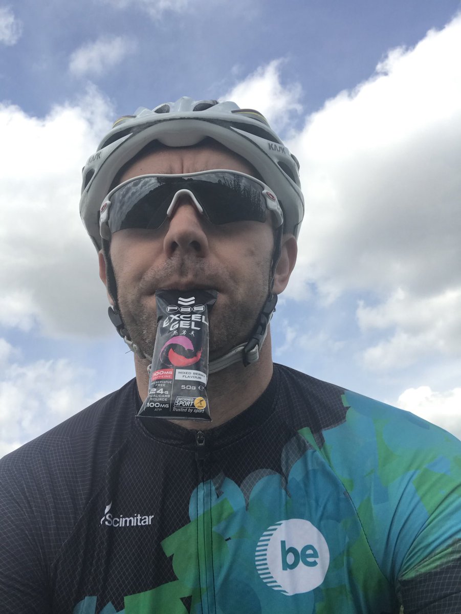BeEndurance's tweet photo. Got through todays 130km ride using the power that @ProAthleteSupps nutrition gave me #excelgel #electrolyte https://t.co/NilehniAvv