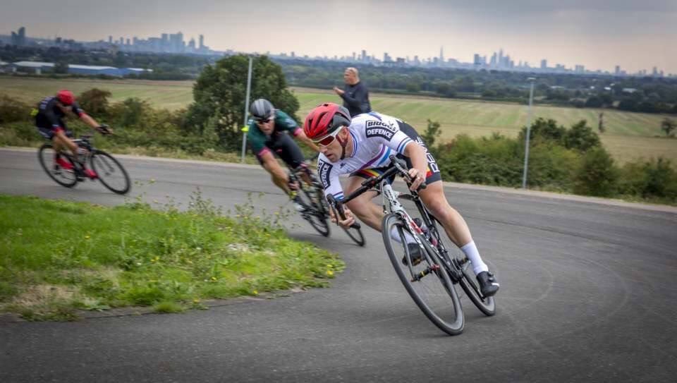 JockRobo's tweet photo. Broke out the @remecycling @Official_REME skinsuit from @PCycles for the @BritArmyCycling Championship. Was always going to be a big ask to retain the title, but went down all guns blazing. Thanks to @BriggsUK for sponsoring #REMECycling #BriggsDefence https://t.co/F99uJB0Ecs