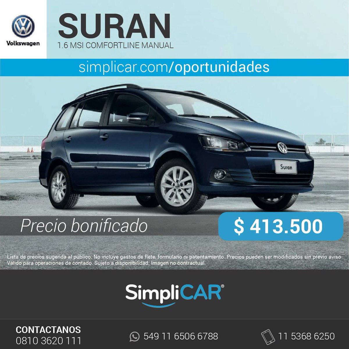 Oportunidades Simplicar, visitá nuestra web y encontrá mas oportunidades para comprar tu 0km de la forma mas simple, rápida y confiable! simplicar.com
#simplicar #autos #0km #planesdeahorro #compradeautos #autosdirectodefabrica #flotadeautos #flotadevehiculos