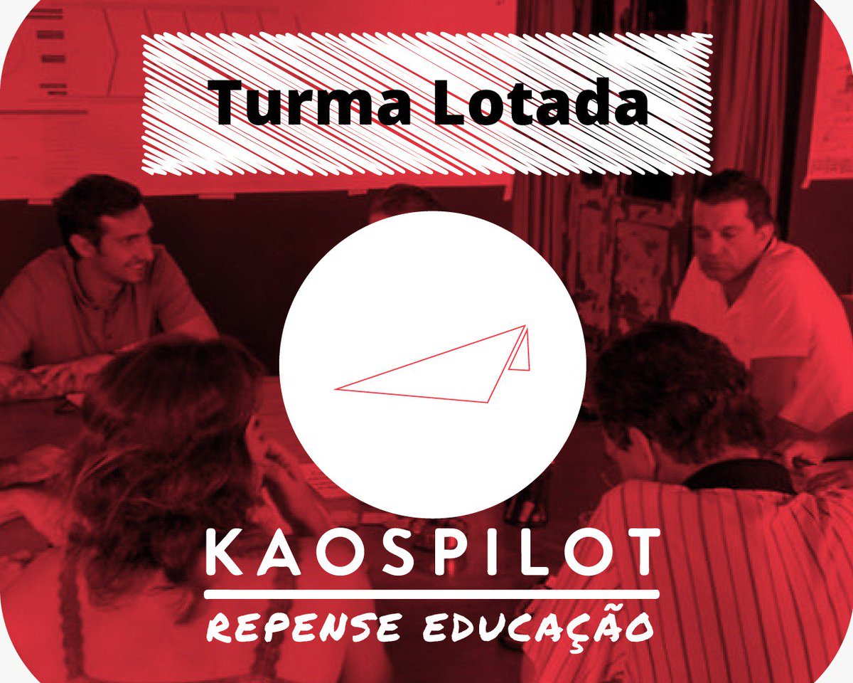 Passando pra avisar que a turma do Kaospilot - Repense a Educação, que vai acontecer nos dias 14,15 e 16 de setembro, no Rio de Janeiro, está lotada. Se você tiver interesse em receber informações sobre os próximos cursos, nos deixe saber: bit.ly/queroKP