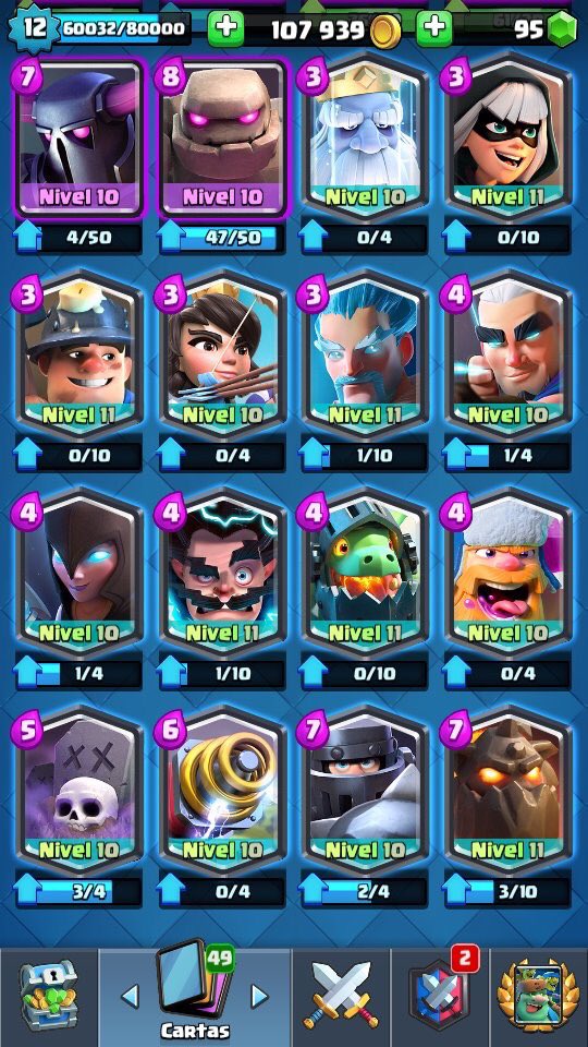 Buenas Tardes #OPs

Otra cuenta más a la venta‼️

Una opción práctica para los interesados en seguir creciendo en el juego e equipos competitivos.

- Supercell ID
- Buen precio (negociable)
- Todas las cartas sobre nivel de torneo 
- Seguridad y Garantía