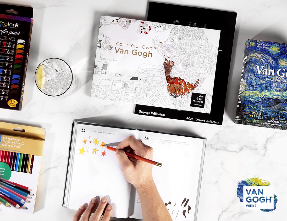 Nothing beats a cocktails and crafts night 👌 Enter our #InternationalArtistDay #sweepstakes for a chance to #win an #ArtOfTheCocktail toolkit to help you #GoghCreate artistdaycocktails.com/sweepstakes