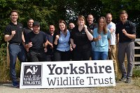This amazing team from <a href="/YorwasteLtd/">Yorwaste Ltd</a> is training hard for the Yorkshire Marathon Corporate Relay on 14th October to raise money to help our work - please give them your support! justgiving.com/fundraising/yo…