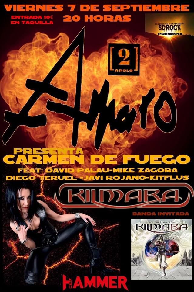HMetalBrigade's tweet image. Fin al repaso a la oferta musical para mañana viernes con #Amaro y @KILMARA_DFTW en la @Sala_Apolo de Barcelona @SomasCure @7thHellBand e @IraCiega en la sala @16_Toneladas de Valencia y @DOMINIUMMETAL @TGDX y @Sunofthedying en @leyendarockbar en Madrid