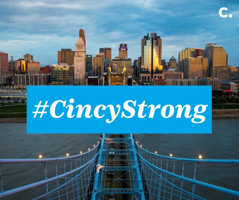 Enquirer's tweet photo. Today has been a hard day, but we are all stronger together. #CincyStrong https://t.co/Sop49hGvxh