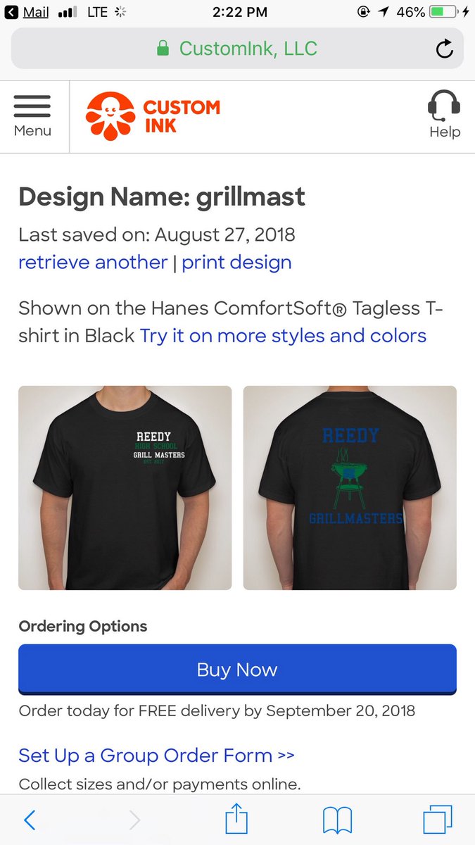RHSGrillMasters's tweet photo. Send us a dm if your interested in buying a grillmasters shirt this year for $20 they come in white as well. Shirts should come in 2 weeks. https://t.co/fbMXzcfVoz