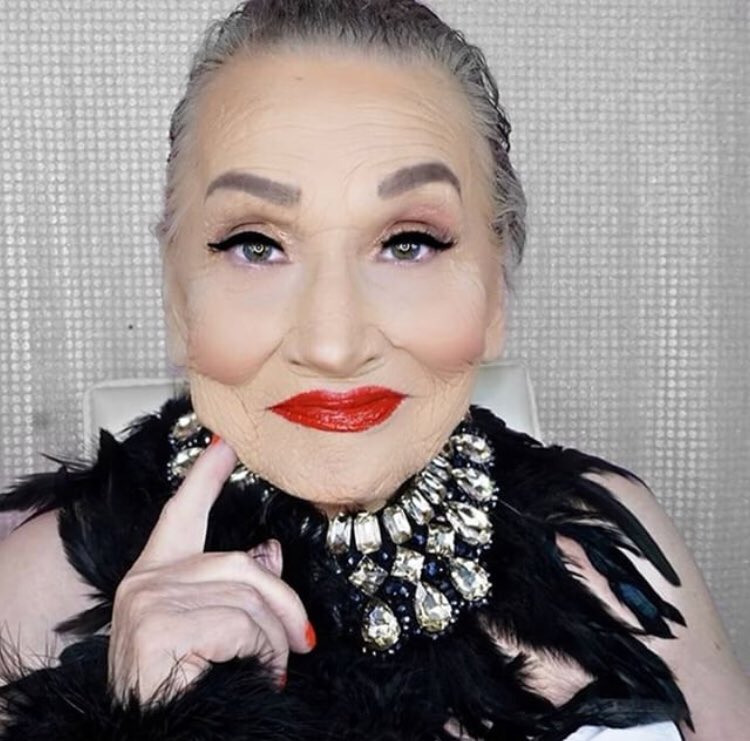 81 has never looked so good 😍
We love Glam Ma! 
Mua: <a href="/teaflego/">Tea Flego</a>