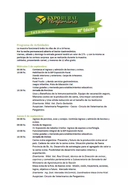 CARBAP_ARG's tweet photo. Finde #MultiExpo 📣📣

Agenda las Exposiciones de este fin de semana:

👉 Rural Chivilcoy
👉 Sociedad Rural de Pergamino
👉 Asociación Rural Salliqueló

Mira las actividades y sumate! https://t.co/pmUHgbaW26