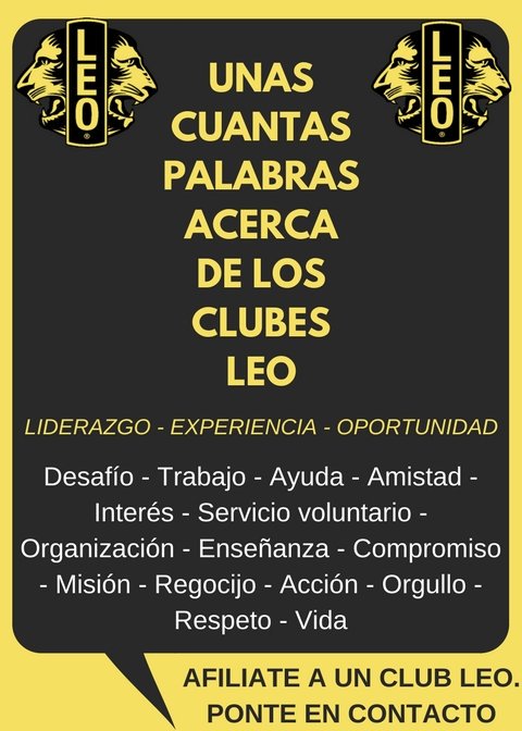 LeosDelSurArg_'s tweet photo. Que significa ser leo ❓

Aca algunas  de las palabras que nos identifican como leo.  Ademas por si no sabias   te mostramos  a  que región pertenece cada club leo.

Anhelamos que nuevas voluntades se nos unan!!!😀💪 https://t.co/ibErw2PFIa