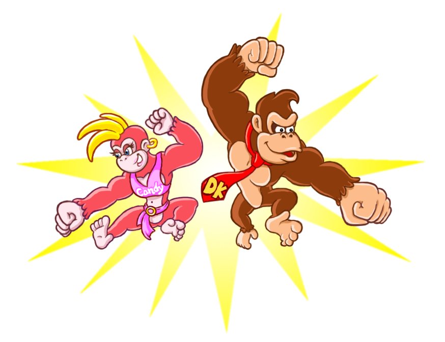 Donkey Kong And Candy Kong