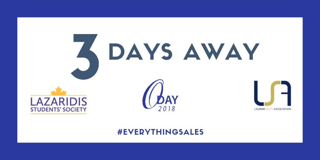 LaurierSales's tweet photo. Come see us at BBA O-Day 2018! We’ll introduce you to the many opportunities that exist in sales, as well as help you in the development of your sales skills. Have a chat with us to learn about our awesome case competitions, workshops, and networking events! https://t.co/eI6248Jcm8