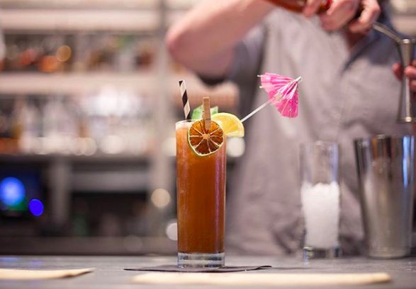 #Throwback to Mobile Tiki Week 🍹 Enjoy handcrafted cocktails at happy hour beginning at 4:30 p.m. #SouthernNational #mobile #happyhour #thebesthour 📷: @haintbluebrew