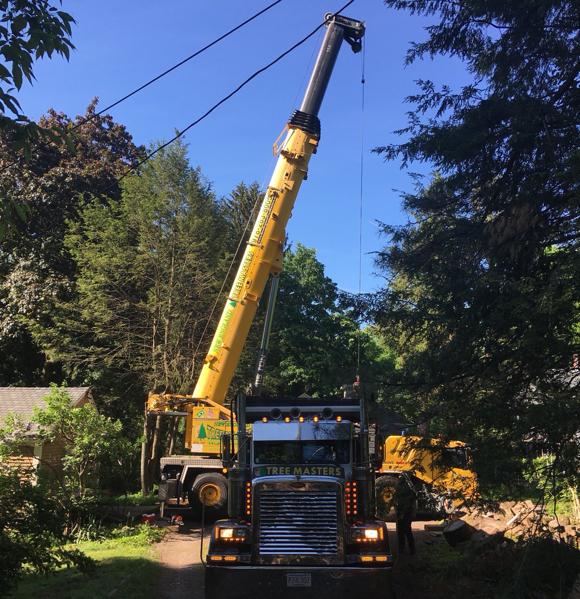 reamdesign's tweet photo. Picking some big trees on the new project
#landscapedesign
#landscapearchitecture
#landscapeconstruction
#Robiniapseudoacacia #blackLocust
#heavy timber #pushingthelimits
#boom@150ft+
#big crane
#worksafehomesafe
#arborist
#treework
#peterbuilt
#grovecranes
#heavyiron
#reamdesign https://t.co/cDezzDEkln