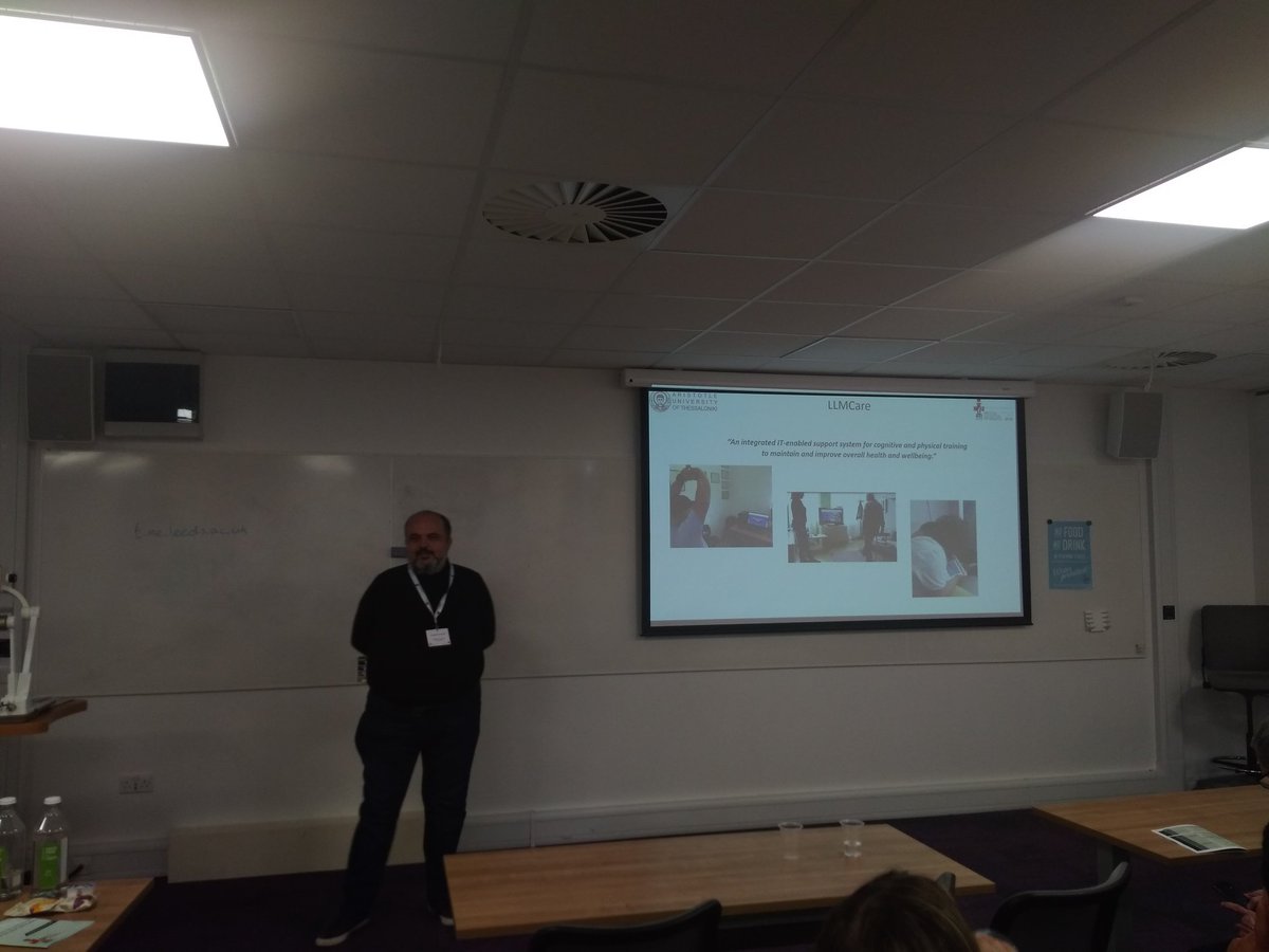 _MEI2024's tweet photo. The effectiveness of #VirtualScenarios on #mental and #physical training in #sensitive_groups @llmcare @P__Antoniou @bamidis V.Zilidou, E.Romanopoulou, I.Dratsiou, S.Siouli #now at #MEI2018 #mei2018leeds https://t.co/3bUtEjLfSk