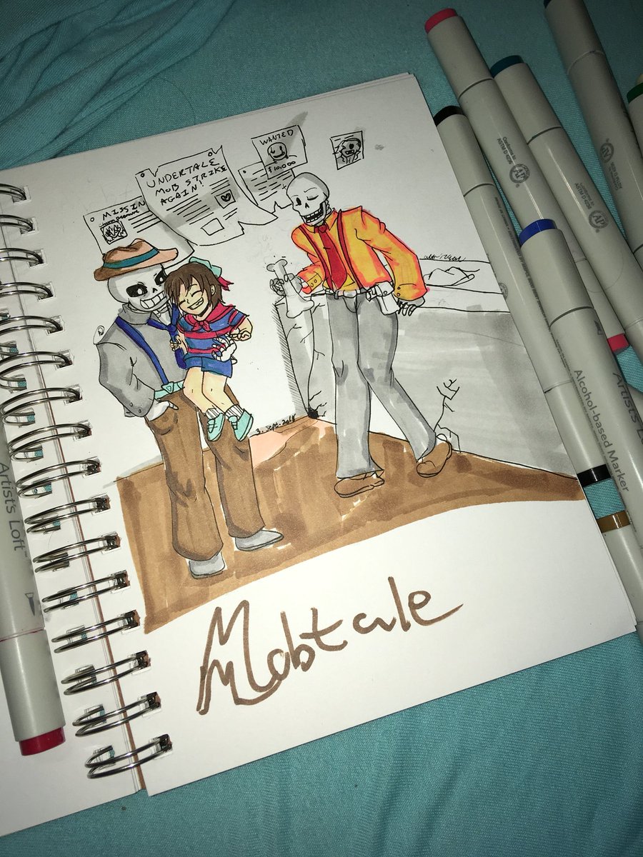 art_iz4ever's tweet photo. Some more #Undertale FanArt from my Instagram! Featuring #Mobtale (or #UndertaleMob as it’s sometimes called), #Outertale, #Endertale, and #Storyshift! Enjoyyyyy~! https://t.co/BDQFPYgQdS