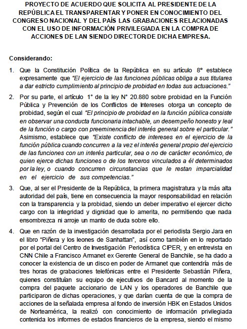 pablovidalrojas's tweet photo. Apoyamos la solicitud presentada por la diputada @KarolCariola para que el presidente @sebastianpinera exija a Francisco Armanet que ponga en conocimiento público los audios que prueban la compra de acciones de LAN con información privilegiada. https://t.co/RznPHsIVIA