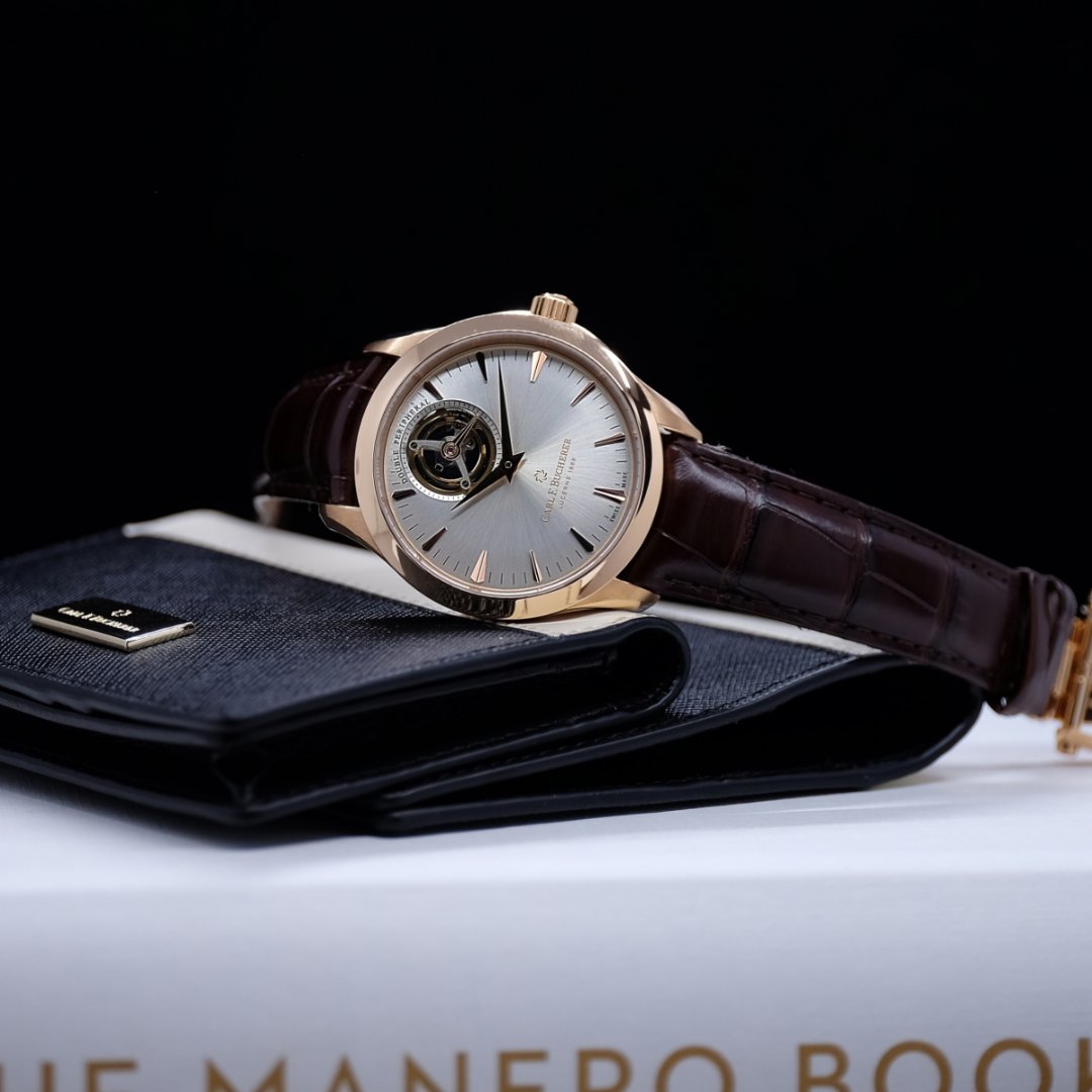 carl_f_bucherer's tweet photo. The Manero Tourbillon #DoublePeripheral. Every detail is a first class approach to precision and sophistication.
#CarlFBucherer #Watch #ManeroTourbillon #Timepiece https://t.co/0qtwV3KQpz