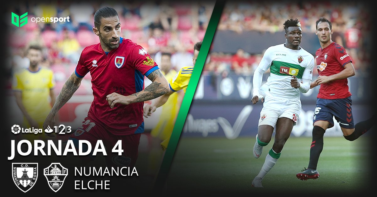 opensport_'s tweet image. ⚽ Partido CD Numancia - Elche C.F. en directo este domingo 9 de septiembre en Opensport.
🕙 16:00
🏟️ Nuevo Estadio de Los Pajaritos
🖥️ opensport.es
#NumanciaElche #LaLiga123 #opensport