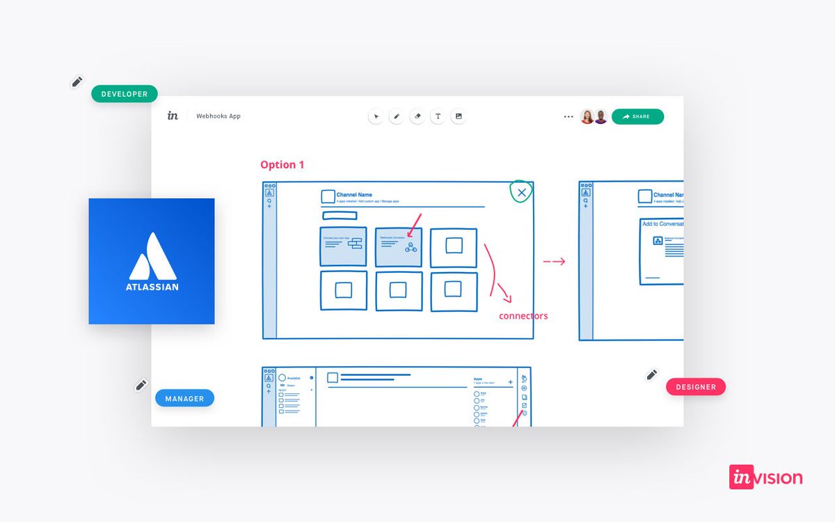InVisionApp's tweet photo. Product Manager at @atlassian, @trevor_atx, shares why he likes using #InVisionFreehand. Read on ➡️https://t.co/XaruugYyg8 https://t.co/Zk5548h0he