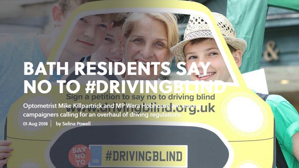markennovyUK's tweet photo. Did you know that driving vision test procedures have not changed in the UK since 1937? Take a look how one Optometrist is calling for changes to driving regulations with the #drivingblind campaign. @OptometryToday https://t.co/uaNLOtRxOH https://t.co/Ya82tExQiR