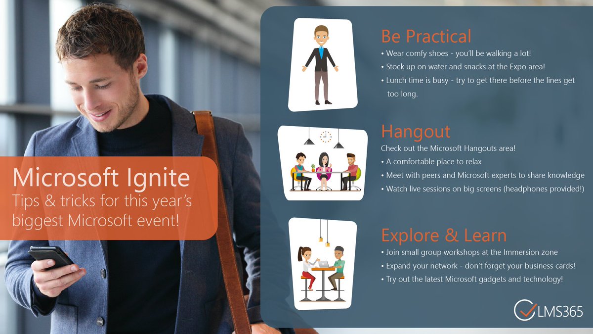 EF_Americas's tweet photo. #MSIgnite is right around the corner! Check out these Tips &amp; Tricks from the #LMS365 team! https://t.co/HEO1DziIJn