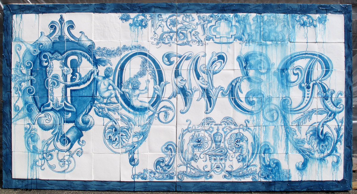 ShelleyMiller's tweet photo. @ava I think Queen Sugar could use a sugar mural? Customized for the show, used for opening sequence or a launch party? Looks like colonial ceramic murals, but mine wash away, revealing the destructive side of colonization and its legacy #queensugar #handmade https://t.co/NakShV7JMe